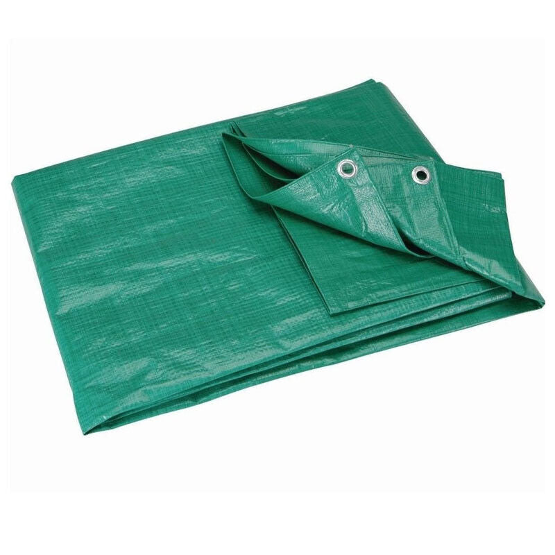 Tarpaulin Sheet Cover Green Waterproof Ground Camping Multipurpose