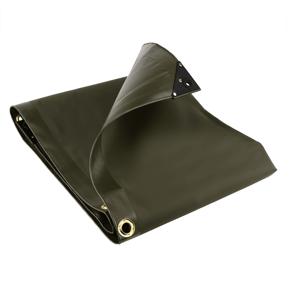 Dark Slate Gray Olive Green PVC Tarpaulins - 560GSM