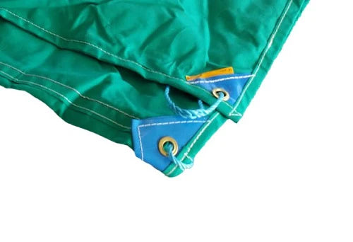 Dark Cyan Heavy Duty Cotton Canvas Tarpaulin 14oz Green