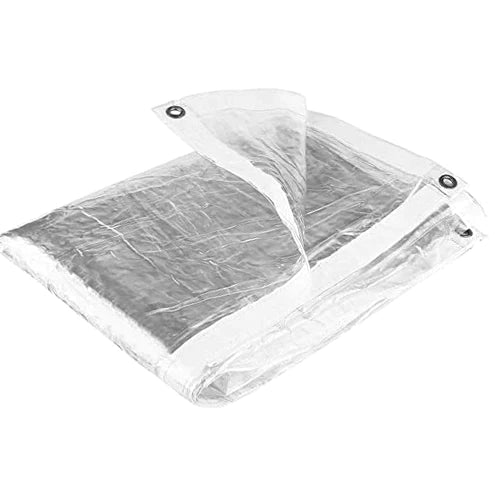 Light Gray Waterproof Glass Clear PVC Tarpaulin 310gsm