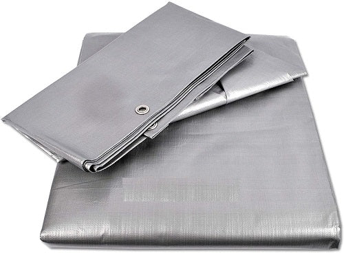 Premium Quality Silver Tarpaulin 140gsm  Waterproof Heavy Duty Silver Tarp Sheet
