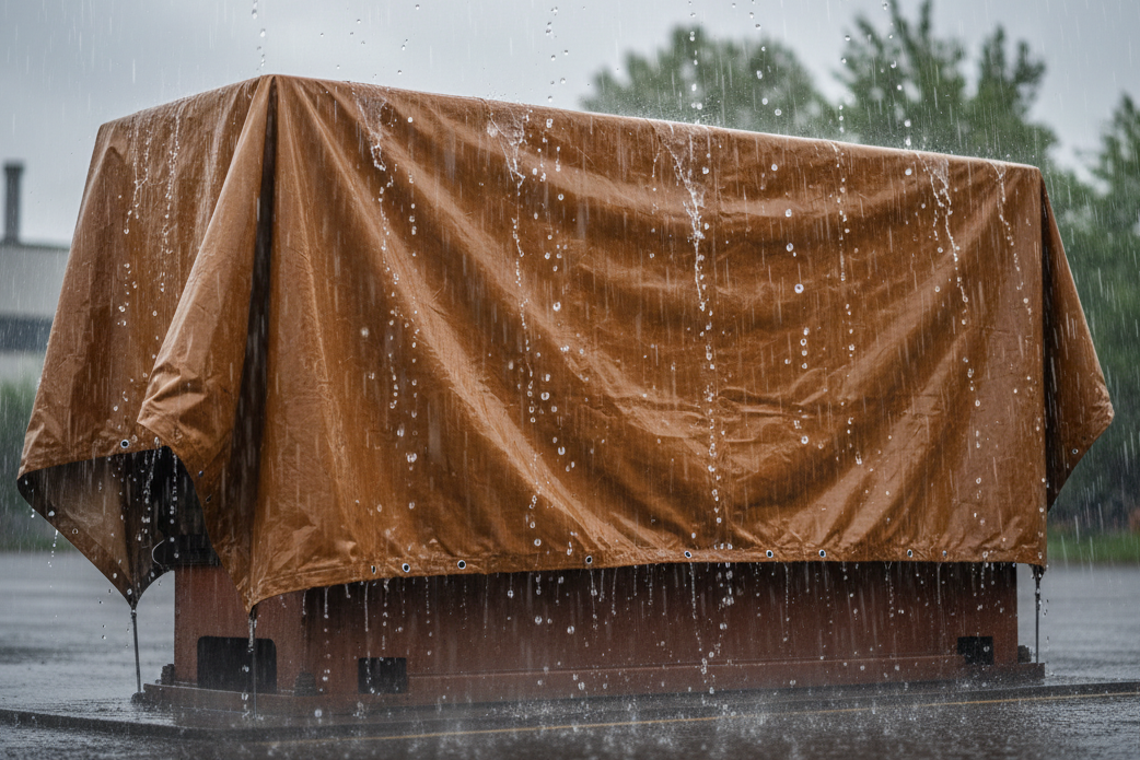 18oz canvas tarpaulin product specification sheet – industrial canvas tarp – Tarpaulins UK