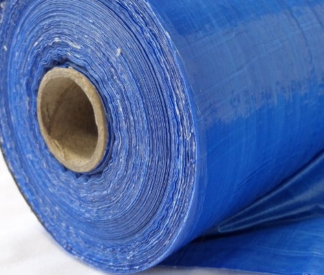 Steel Blue Standard Blue Polyethyelene Roll Waterproof 110gsm
