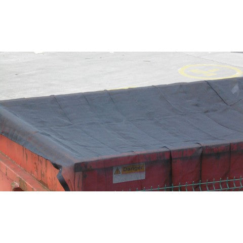 Dim Gray Heavy Duty Cargo Net Tarpaulin 170gsm Black Tarp Cargo Cover
