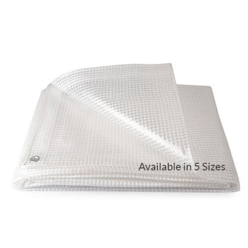 Heavy Duty Tarpaulins Waterproof Clear Threaded DIY Roofing Sheet Garden Cover