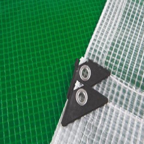 Forest Green Rotproof UV Protected Mono Cover Tarpaulin Clear 170gsm