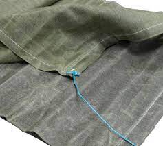 Dim Gray Tarmac Jute Sheet Environment Friendly Multipurpose Tarpaulin Cover