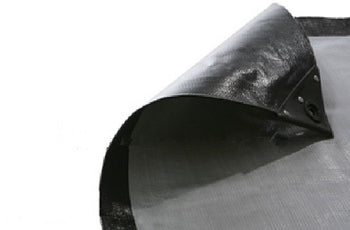 Waterproof Multipurpose Black And Silver Heavy Duty 270gsm Tarpaulin