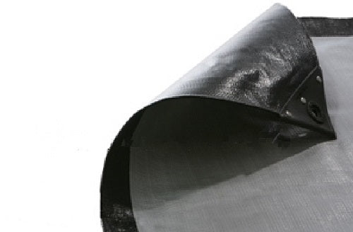 Dark Slate Gray Waterproof Multipurpose Black And Silver Heavy Duty 270gsm Tarpaulin