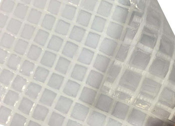 White Scaffold Sheeting Fire Retardant Flamesafe Monarflex
